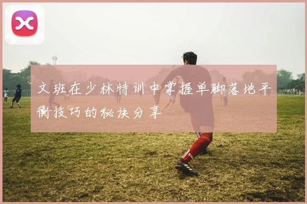 文班在少林特训中掌握单脚落地平衡技巧的秘诀分享